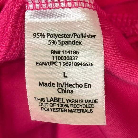 Juicy Couture Track Jacket Hoodie Womens L Pink Velour Hooded Full Zip Y2K Bling - Picture 10 of 11